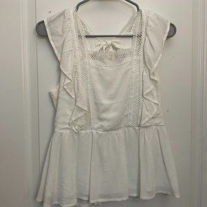 Francesca's white top